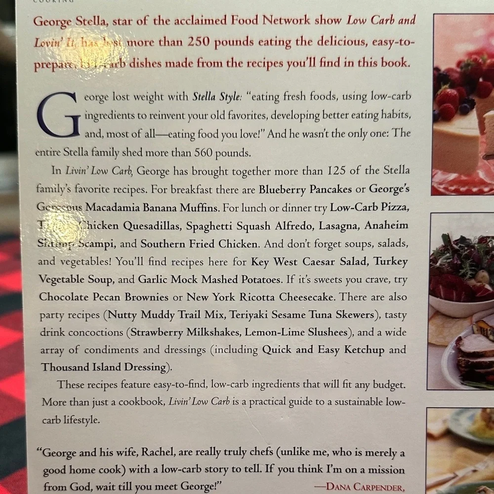 George Stella's Livin' Low Carb Cookbook